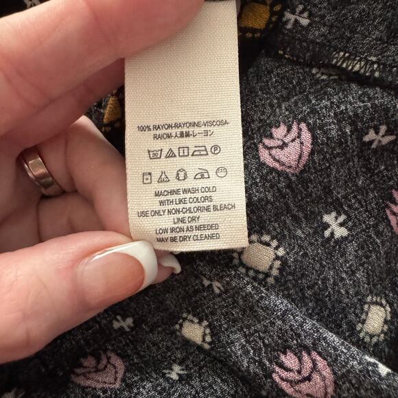 Free People Where We Roam Wrap Surplus Top Sz Large NWOT - Picture 7 of 7